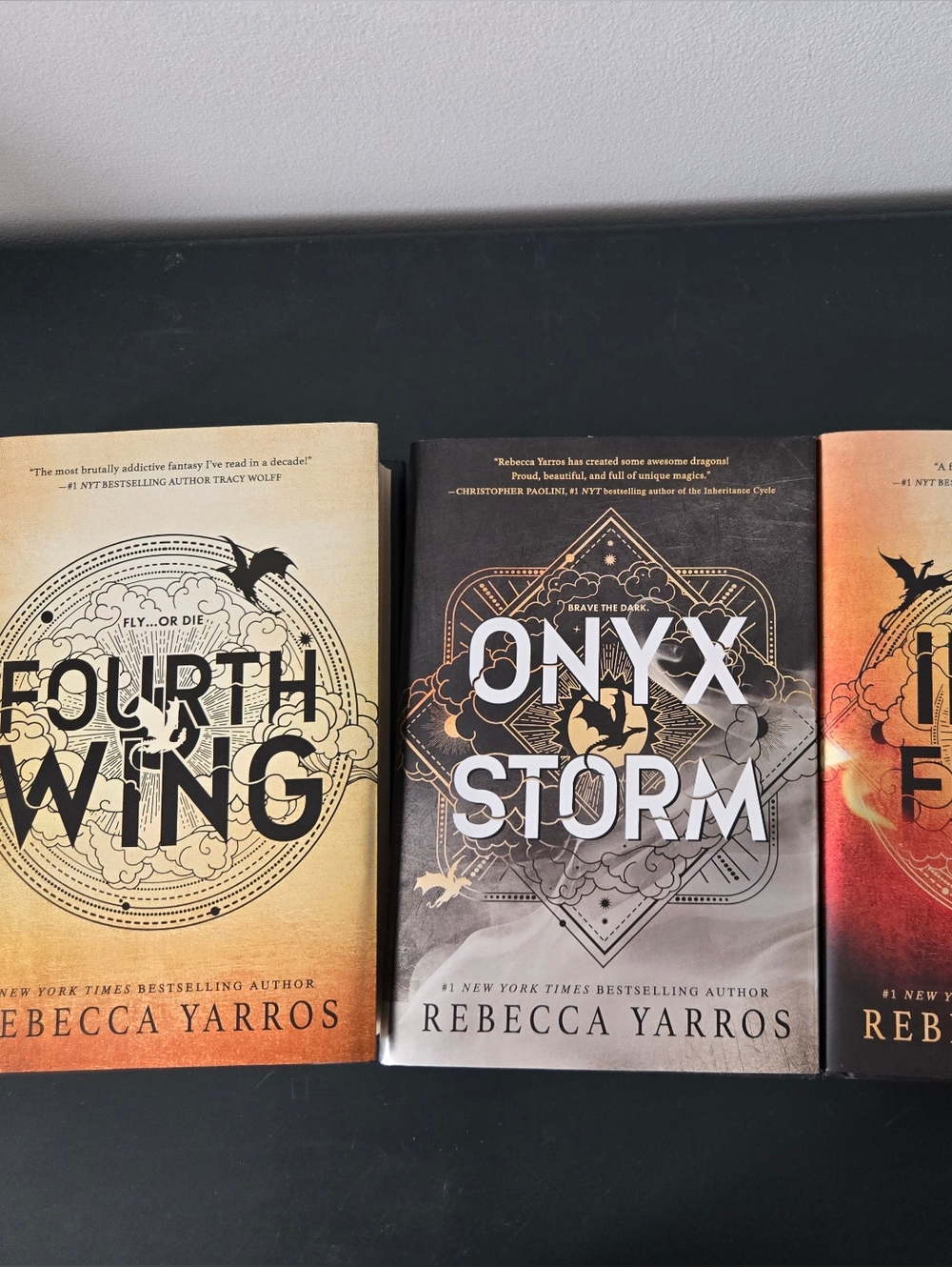 Rebecca Yarros The Empyrean series - Trilogy Books (hard Cover)